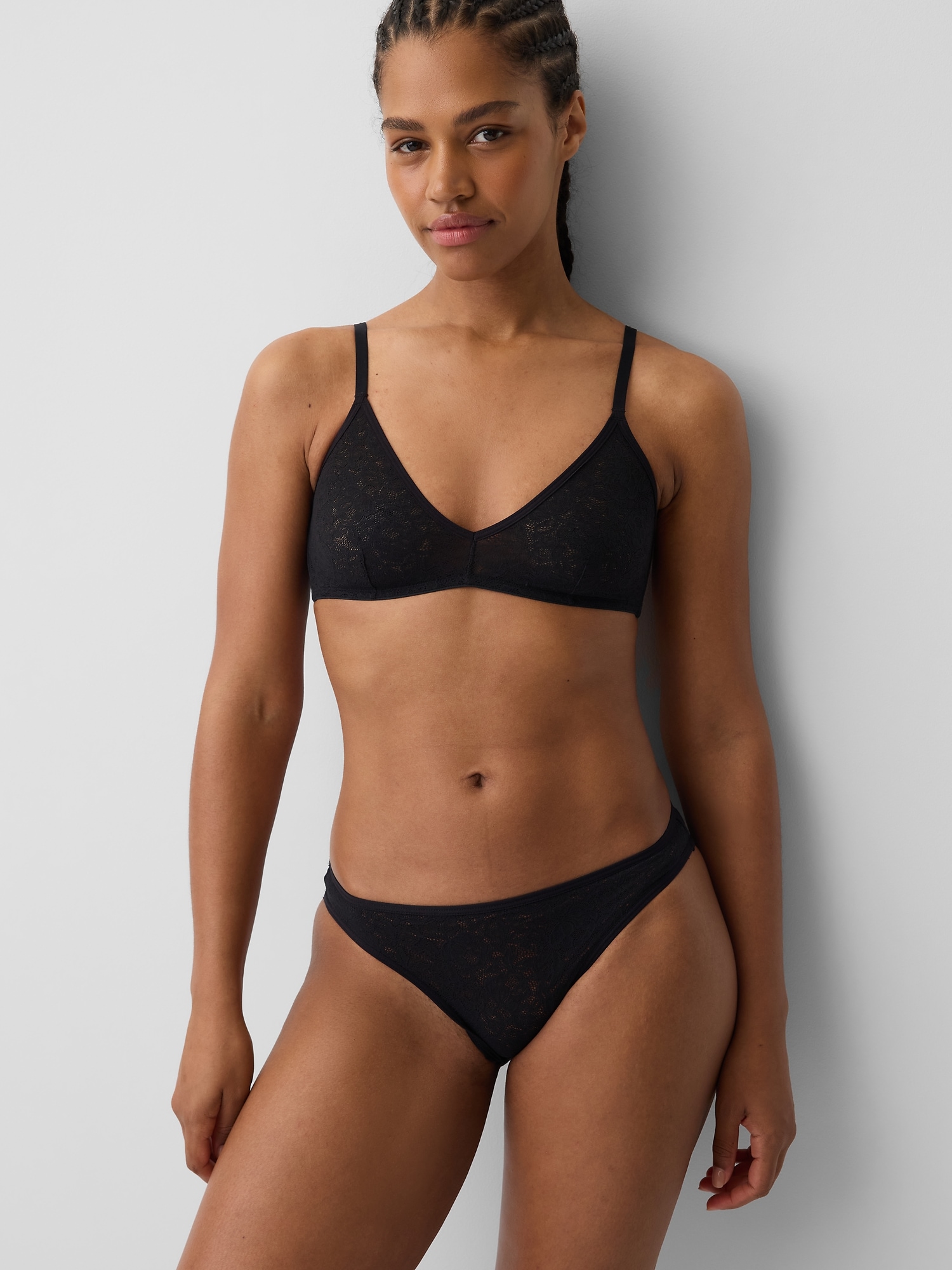 Lace Plunge Bralette