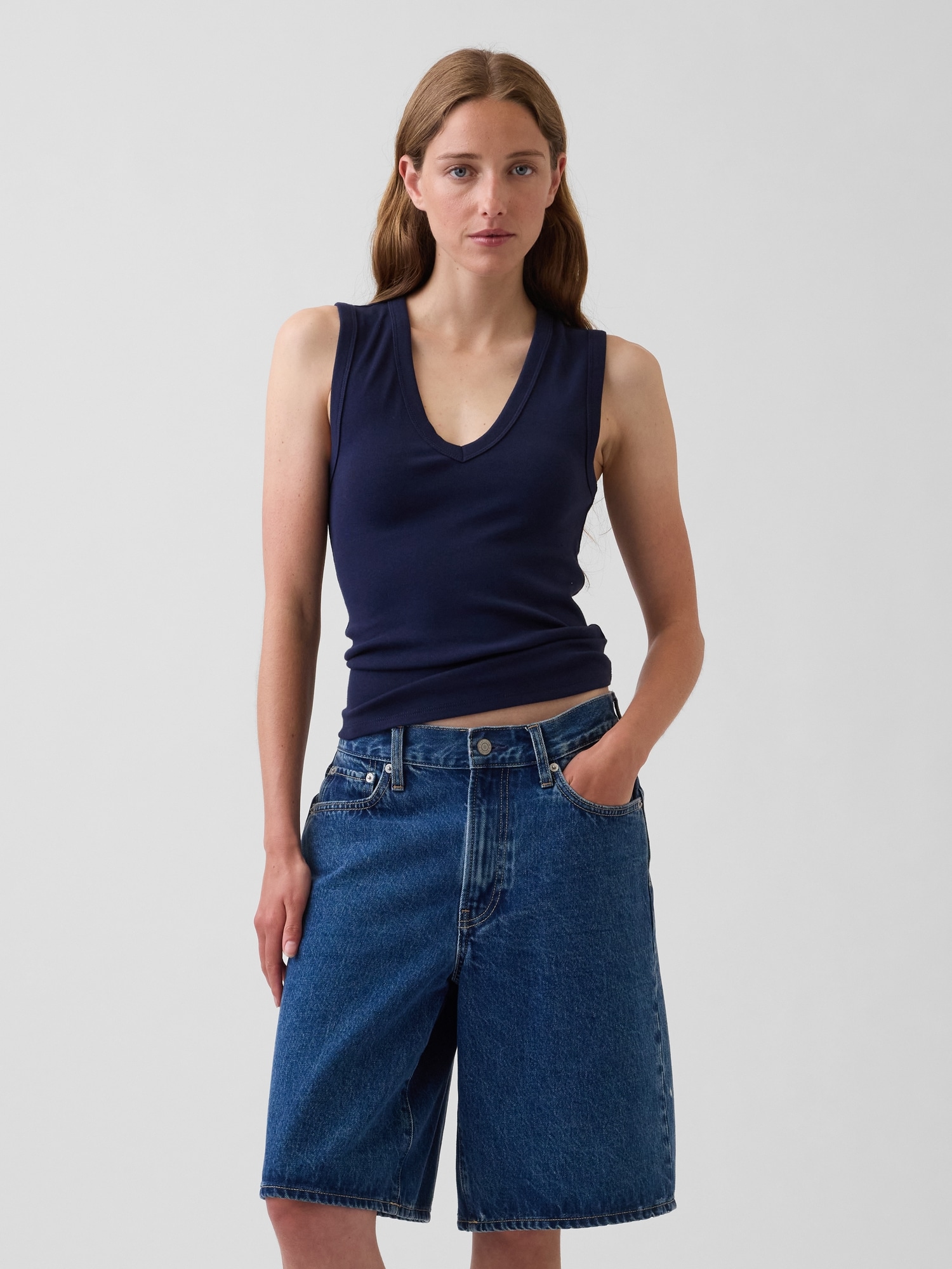 Modern V-Neck Tank Top