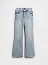 Kids High Rise Embroidered '70s Flare Jeans | Gap Factory