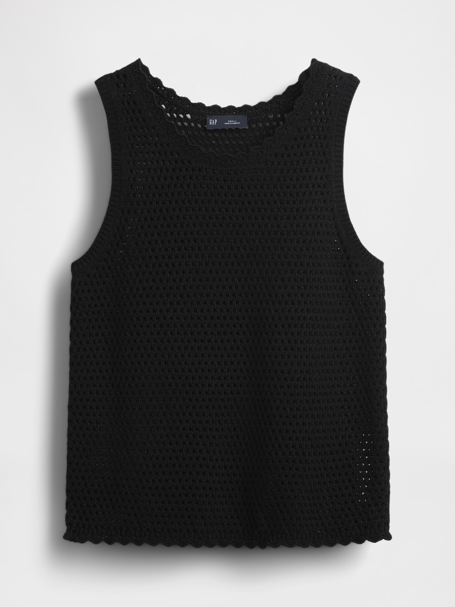 100% Cotton Crochet Tank Top