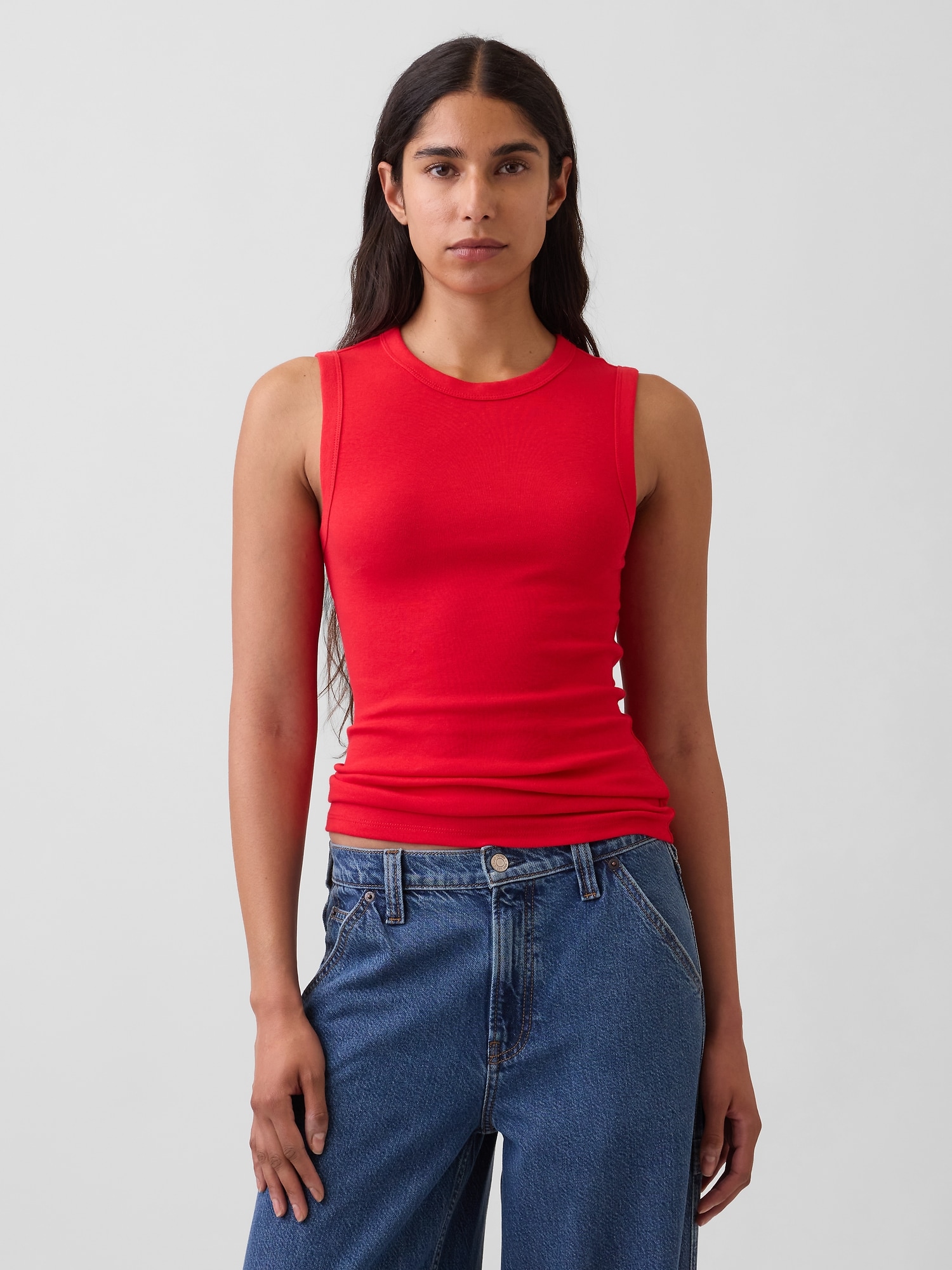 Modern Crewneck Tank Top