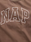 NAPロゴ オーバーサイズ パジャマTシャツ-3
