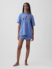 NAPロゴ オーバーサイズ パジャマTシャツ-1