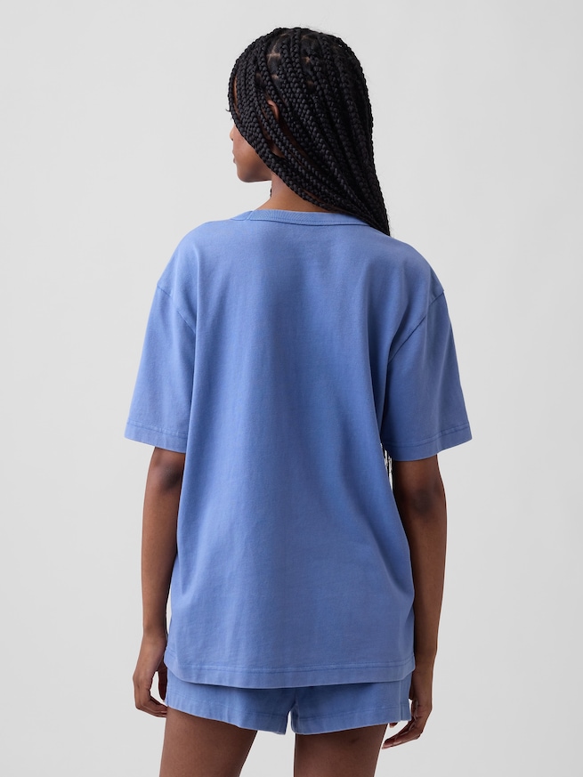 NAPロゴ オーバーサイズ パジャマTシャツ-2