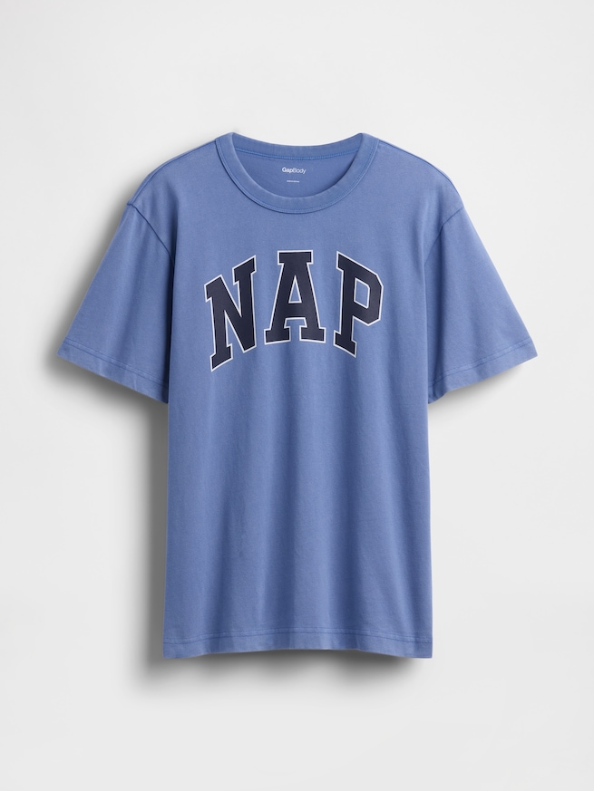NAPロゴ オーバーサイズ パジャマTシャツ-4