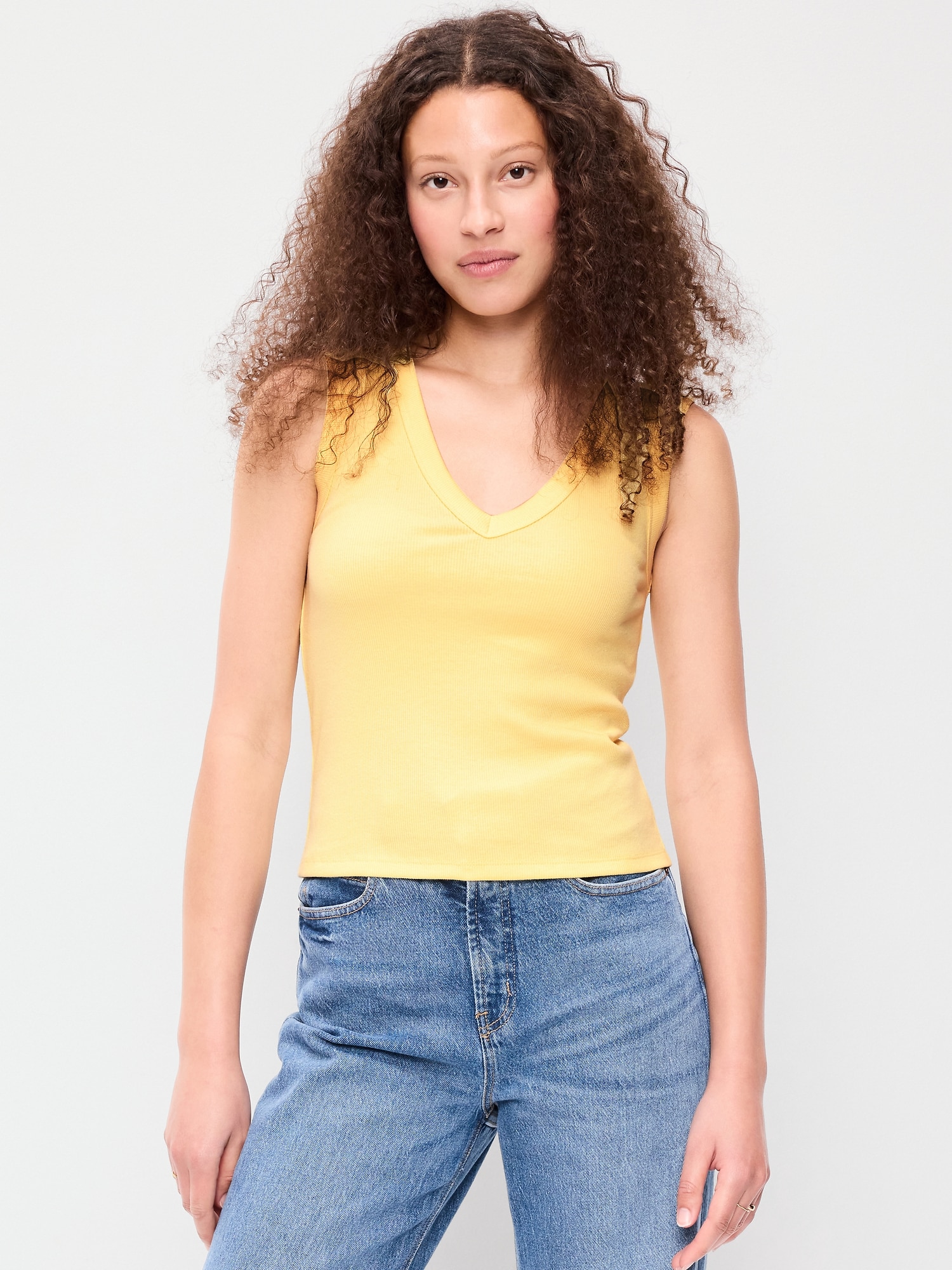 CAMISOLE COURTE MOULANTE À ENCOLURE EN V