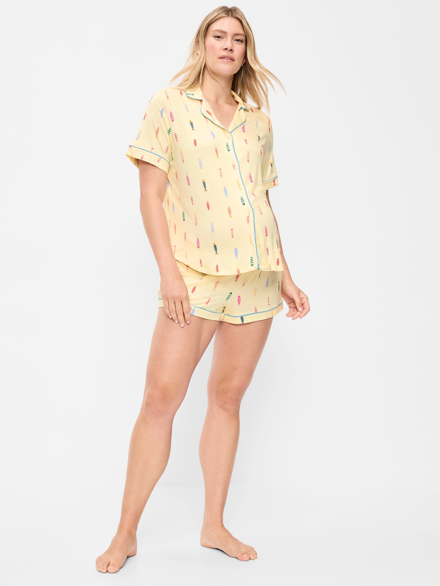 Maternity Classic Pajama Short Set