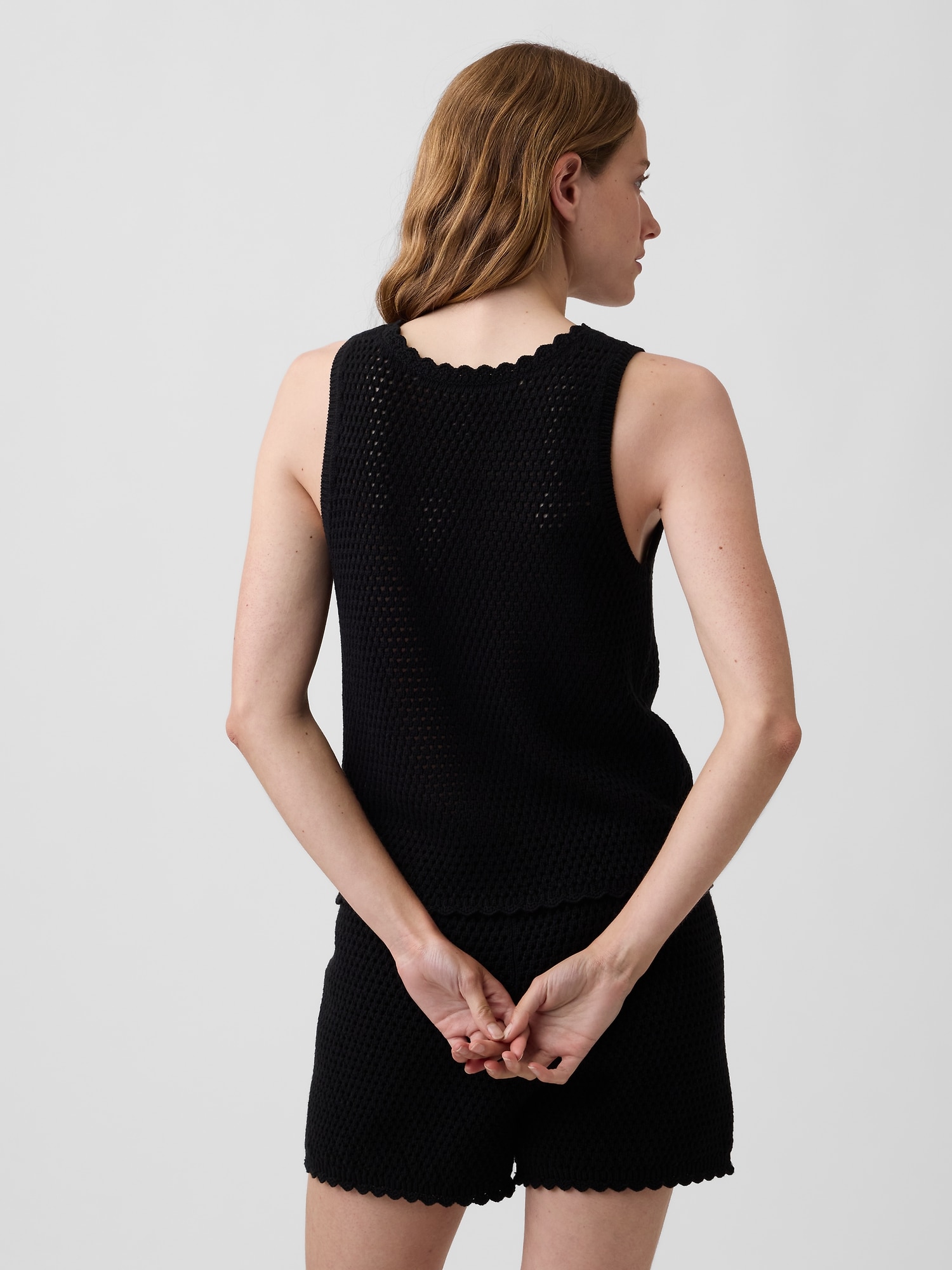 100% Cotton Crochet Tank Top
