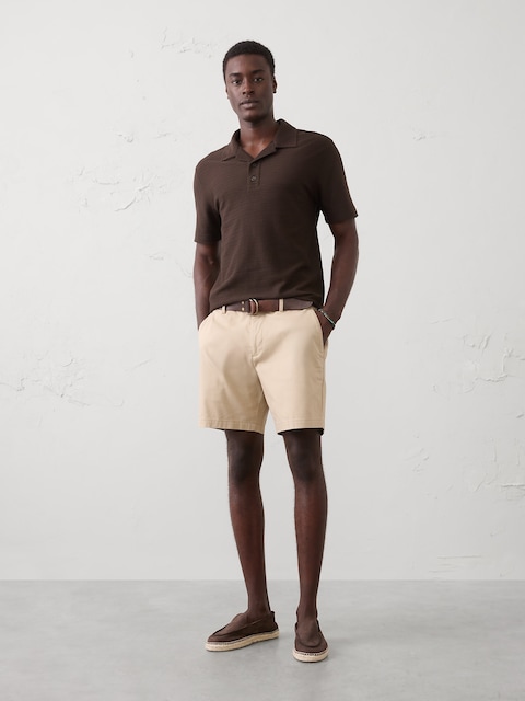 Standard-Fit Textured Polo