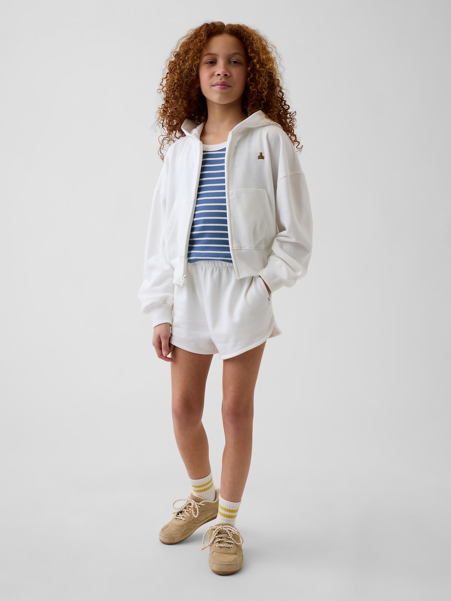 Kids VintageSoft Terry Relaxed Dolphin Shorts