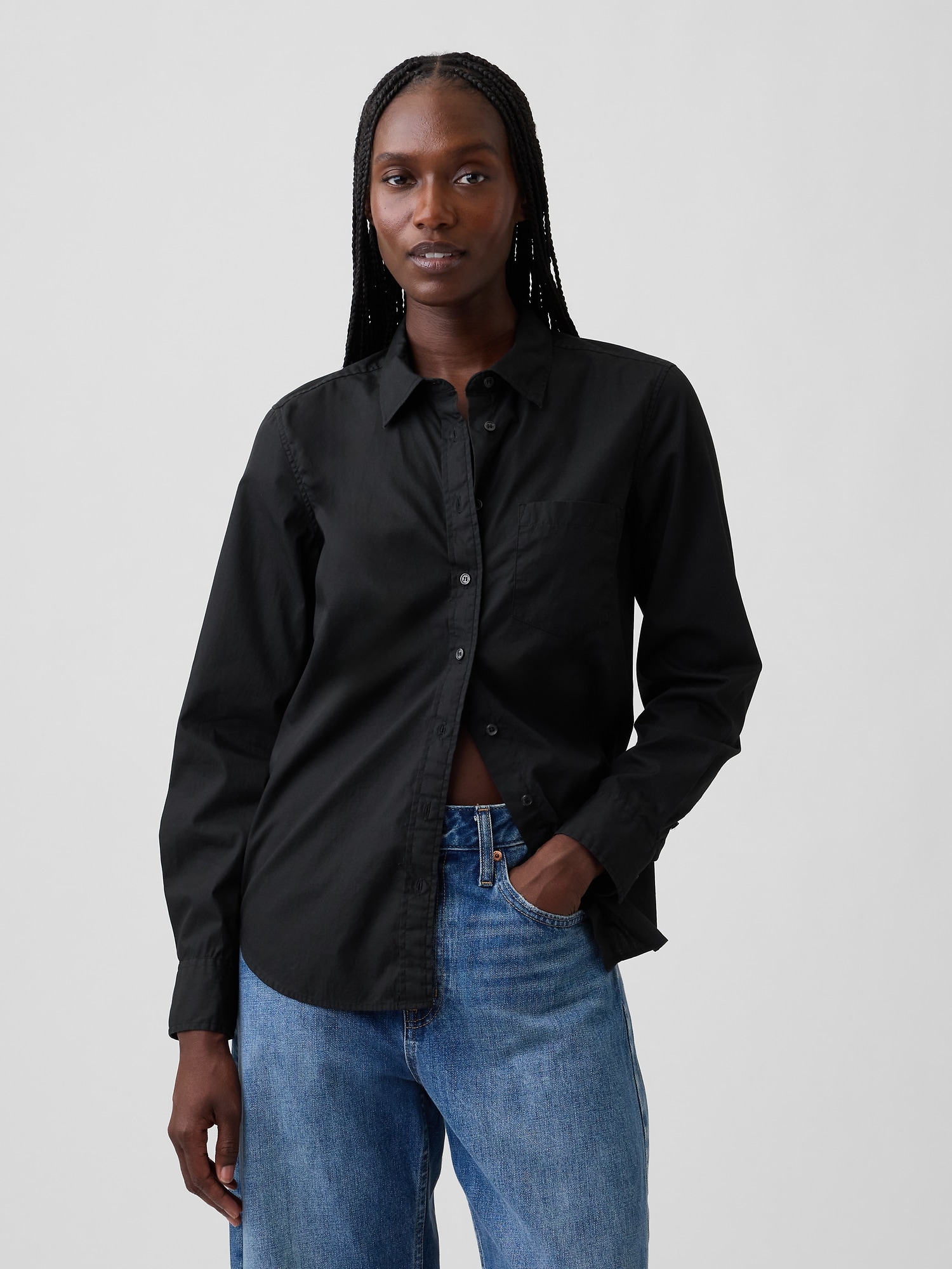 Organic Cotton Poplin Classic Shirt