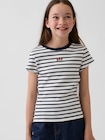 刺しゅう リブTシャツ (キッズ)-0