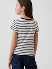 刺しゅう リブTシャツ (キッズ)-2