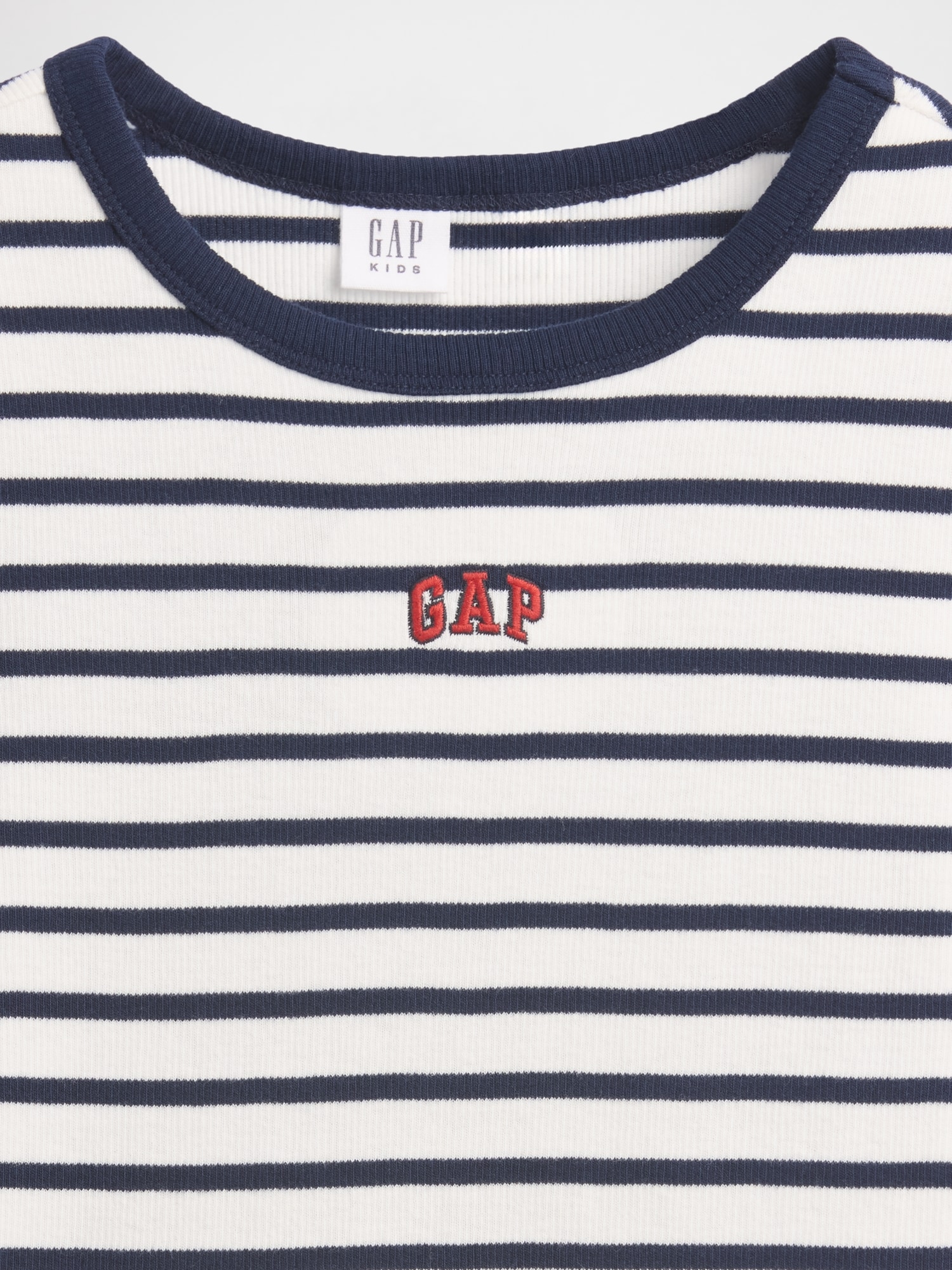刺しゅう リブTシャツ (キッズ)-3