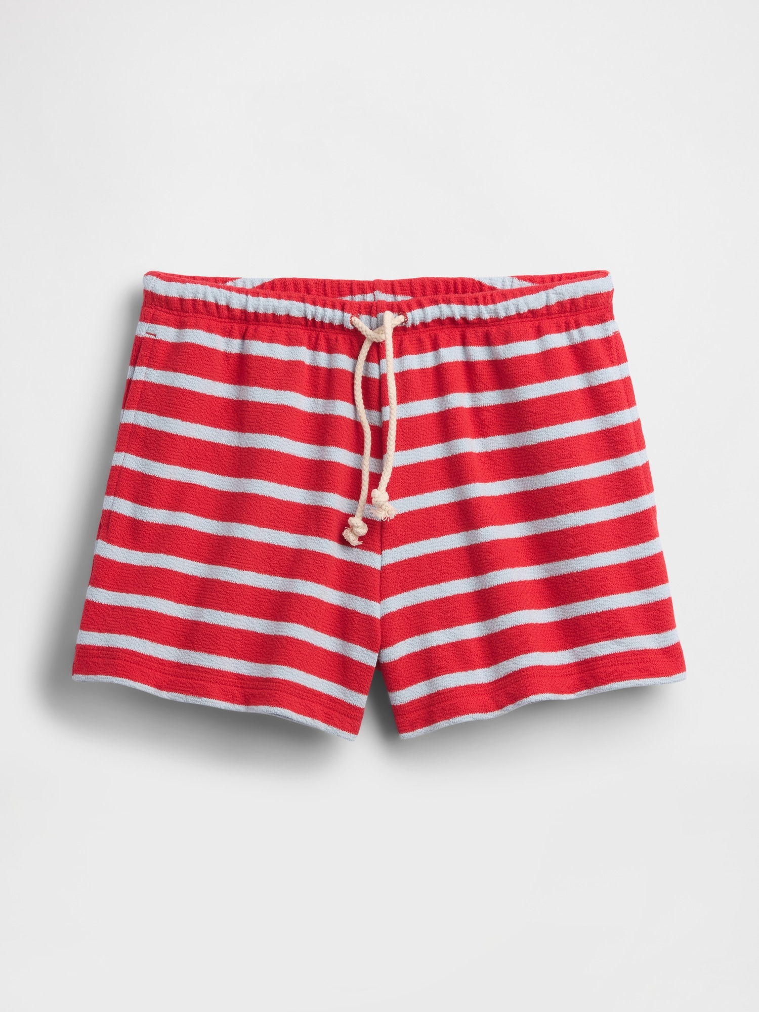Gap 3.5" Towel Terry Relaxed Easy Shorts In Red
