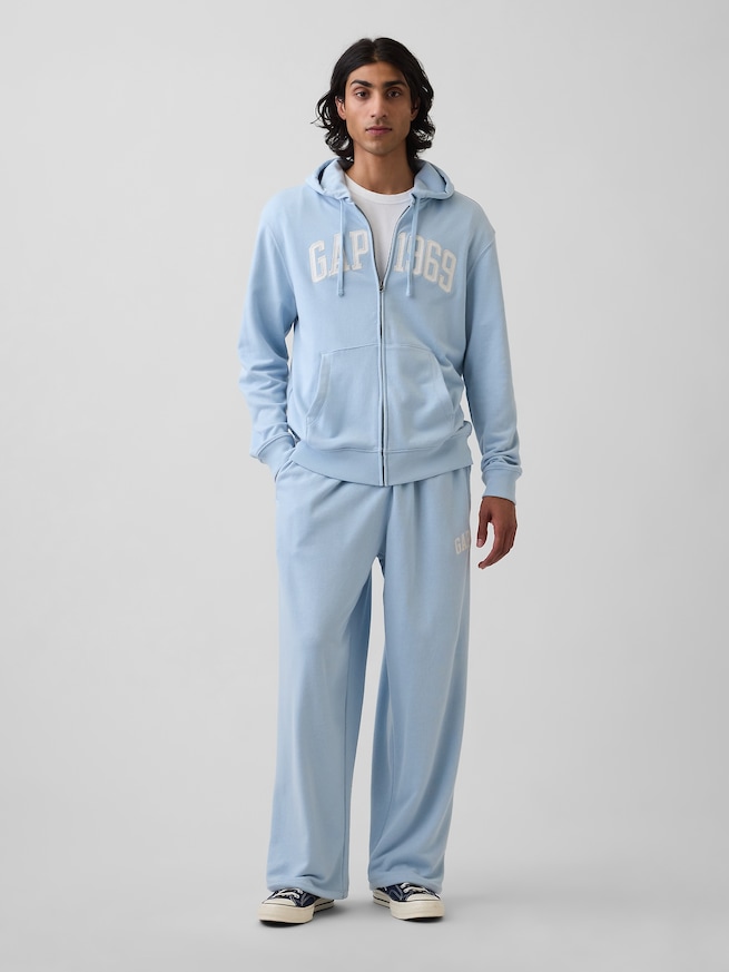 フレンチテリー バギー GAP1969ロゴ スウェットパンツ-0