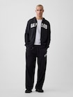 フレンチテリー リラックスフィット GAP1969ロゴ  ジップアップパーカー-1