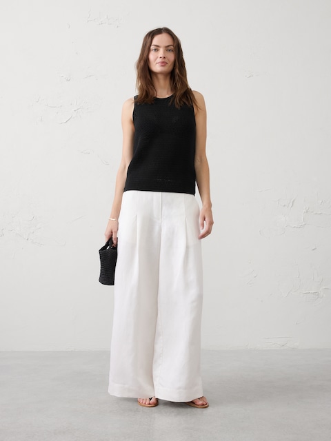 CAMISOLE EN TRICOT CÔTELÉ TEXTURÉ