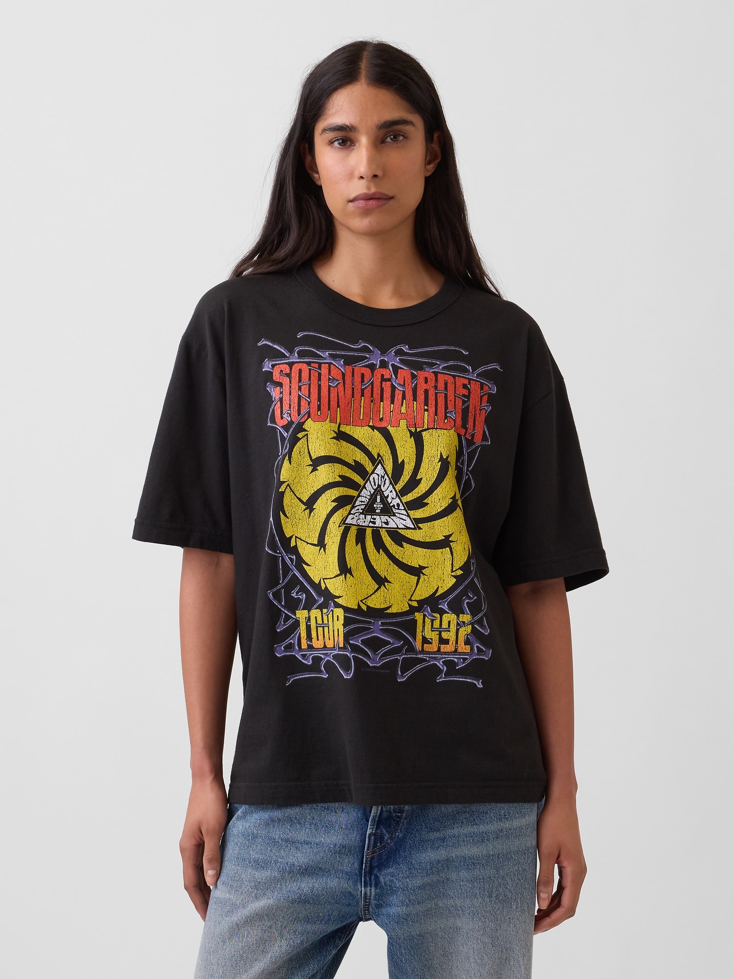 Soundgarden Heavyweight Crop Graphic T-Shirt