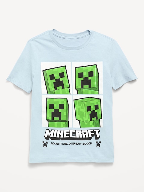 Minecraft™ Gender-Neutral Graphic T-Shirt for Kids