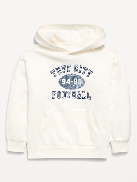 Favorite Fleece Oversized Graphic Pullover Hoodie for Boys