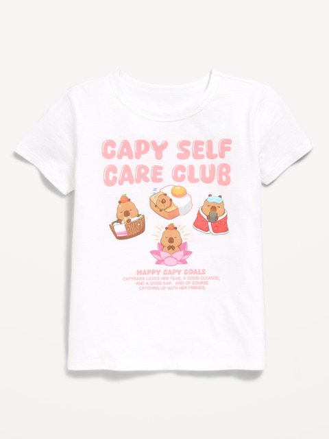 CapyFun™ Graphic T-Shirt for Girls