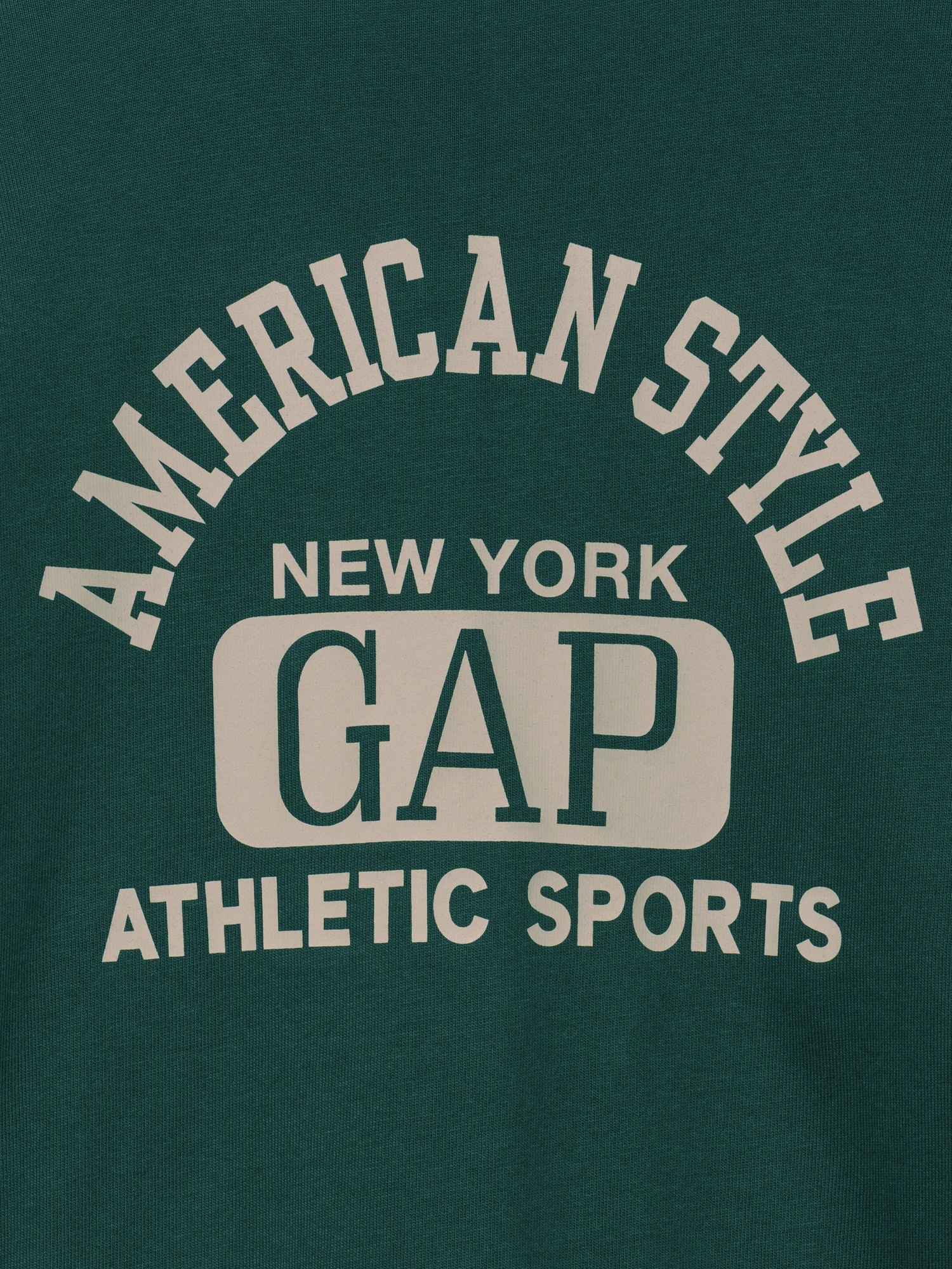 ヘビーウェイト GAPロゴ リラックスフィット クロップドTシャツ-5