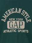 ヘビーウェイト GAPロゴ リラックスフィット クロップドTシャツ-5