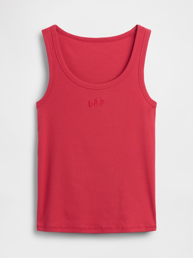 リブ GAPロゴ タンクトップ-5