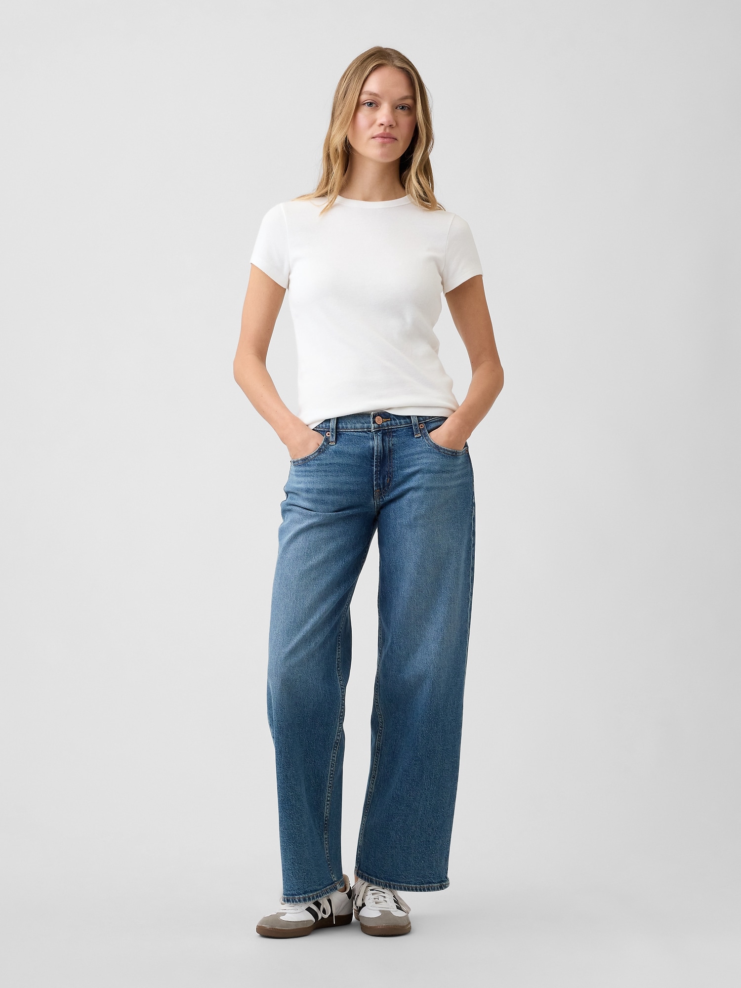 Low Rise '90s Loose Jeans