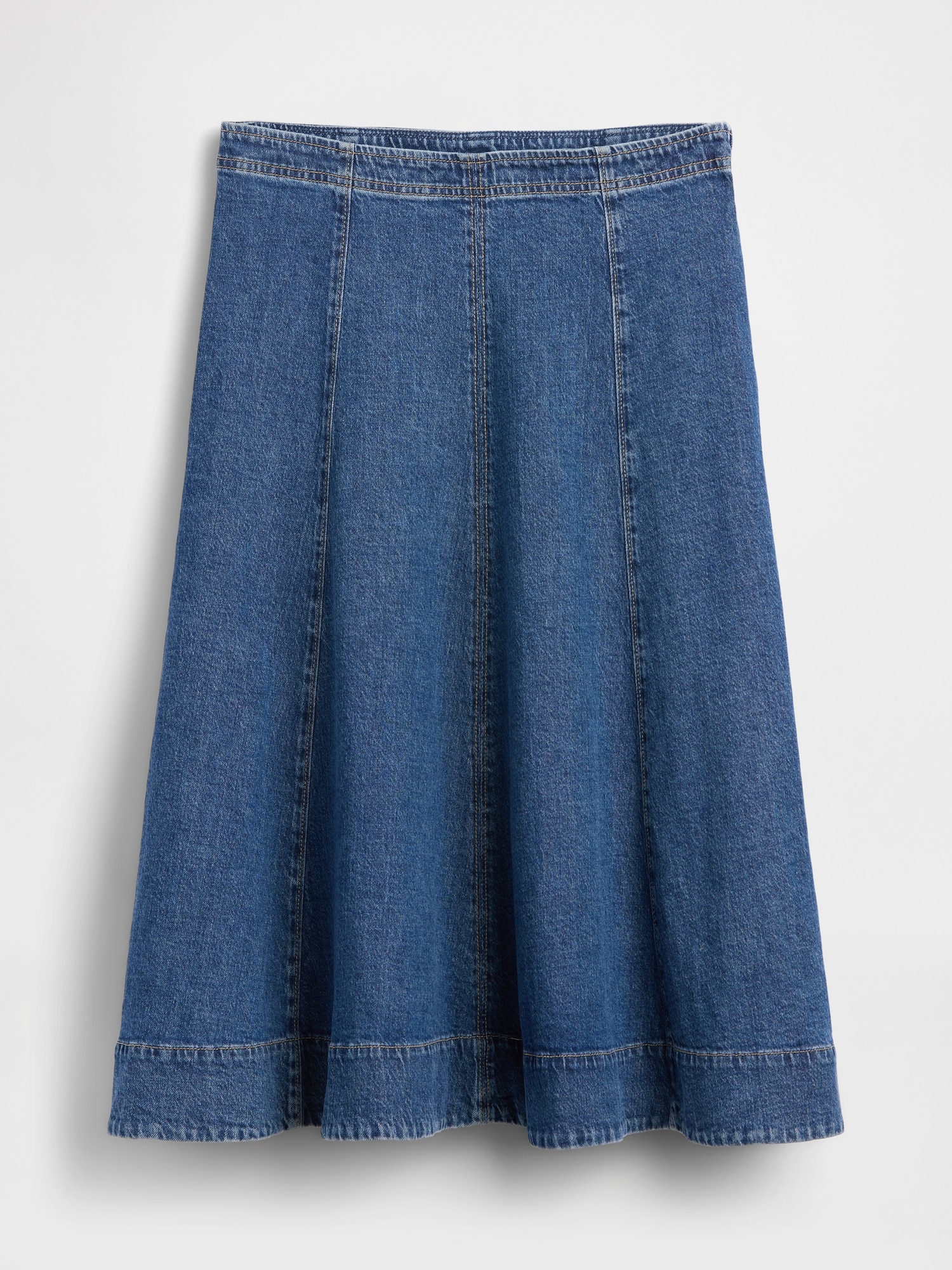 Denim Midi Tulip Skirt