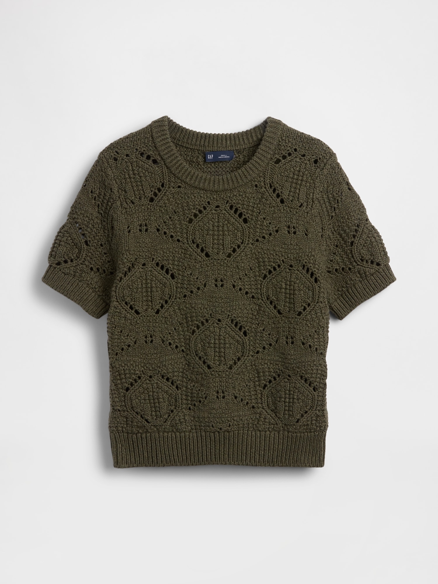 100% Cotton Crochet Sweater