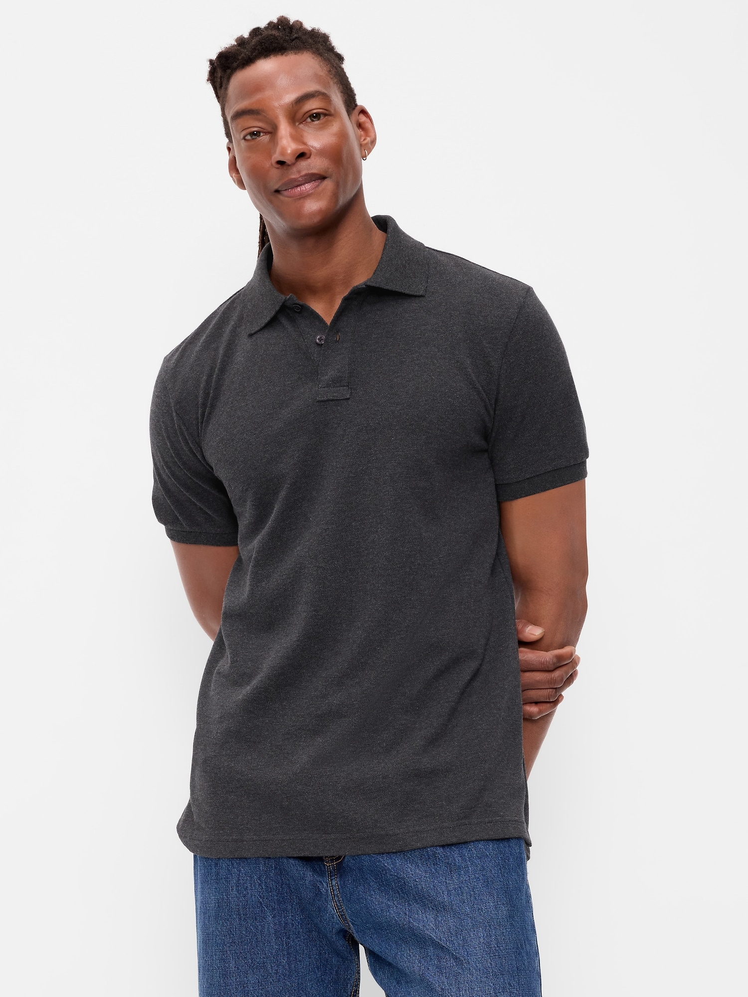 Men's Pique Polo Shirt | Old Navy