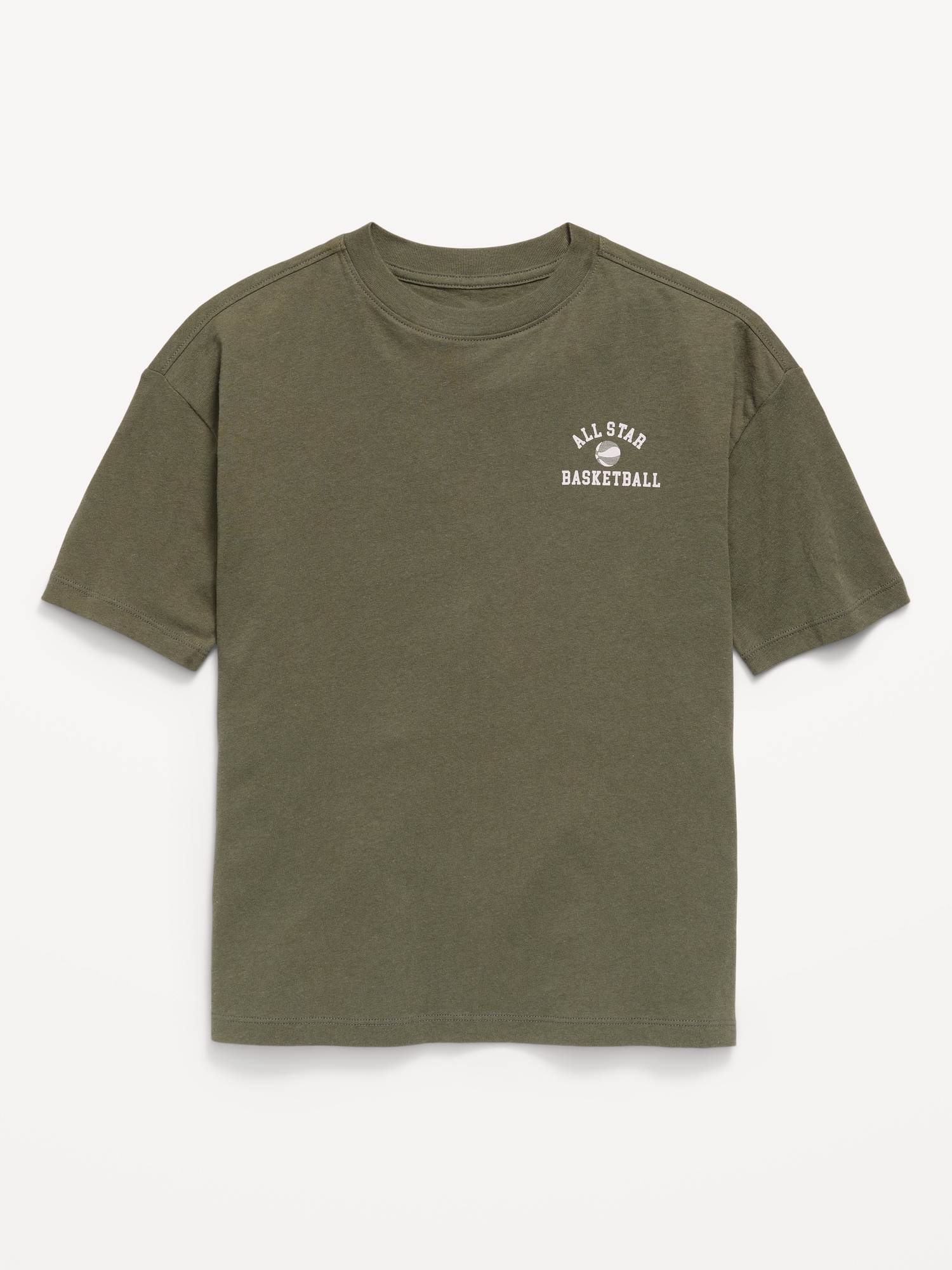 Oversized Short-Sleeve Graphic T-Shirt for Boys