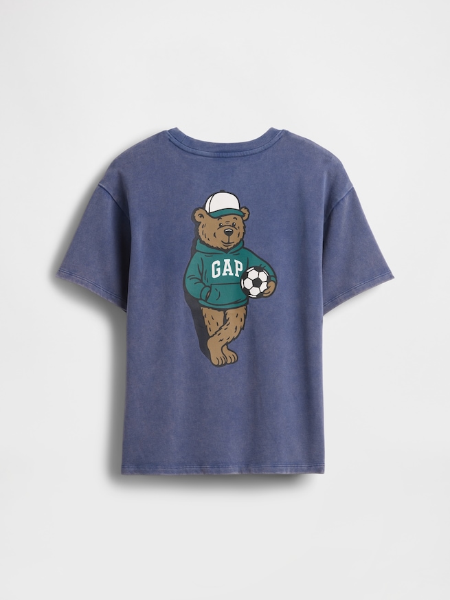 リラックスフィット GAPロゴ ポケットTシャツ (キッズ)-0