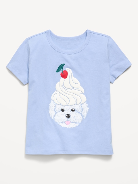 T-SHIRT À MANCHES COURTES À IMPRIMÉ POUR FILLE