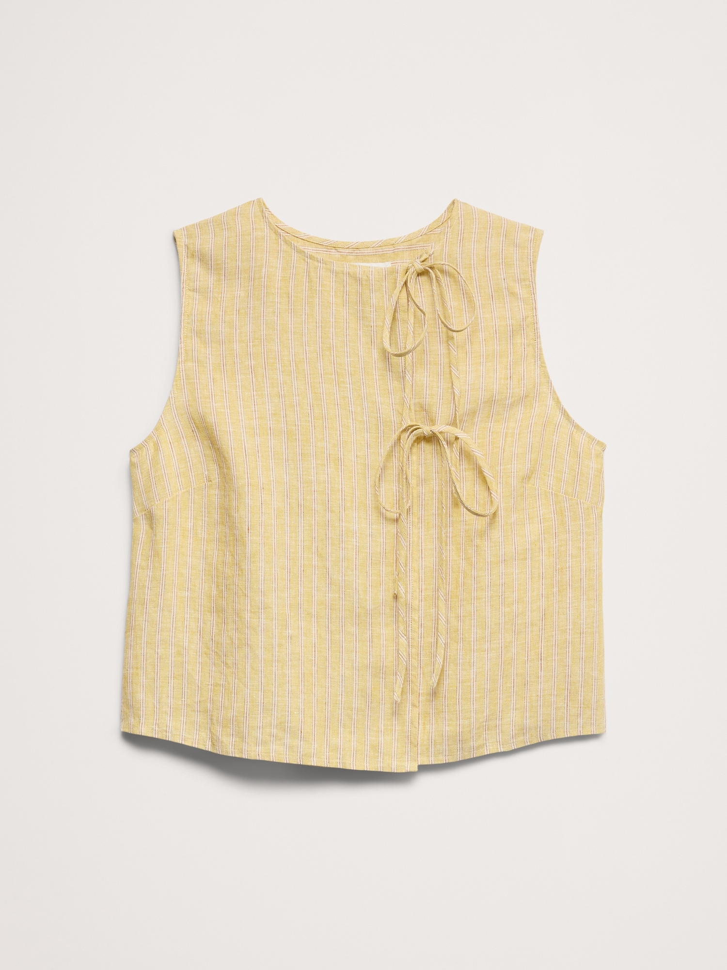 Linen Double-Tie Tank