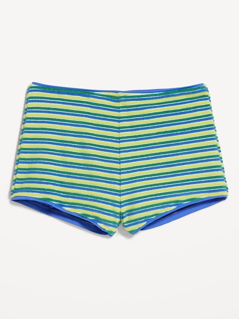 High-Waisted Shortie Swim Bottoms