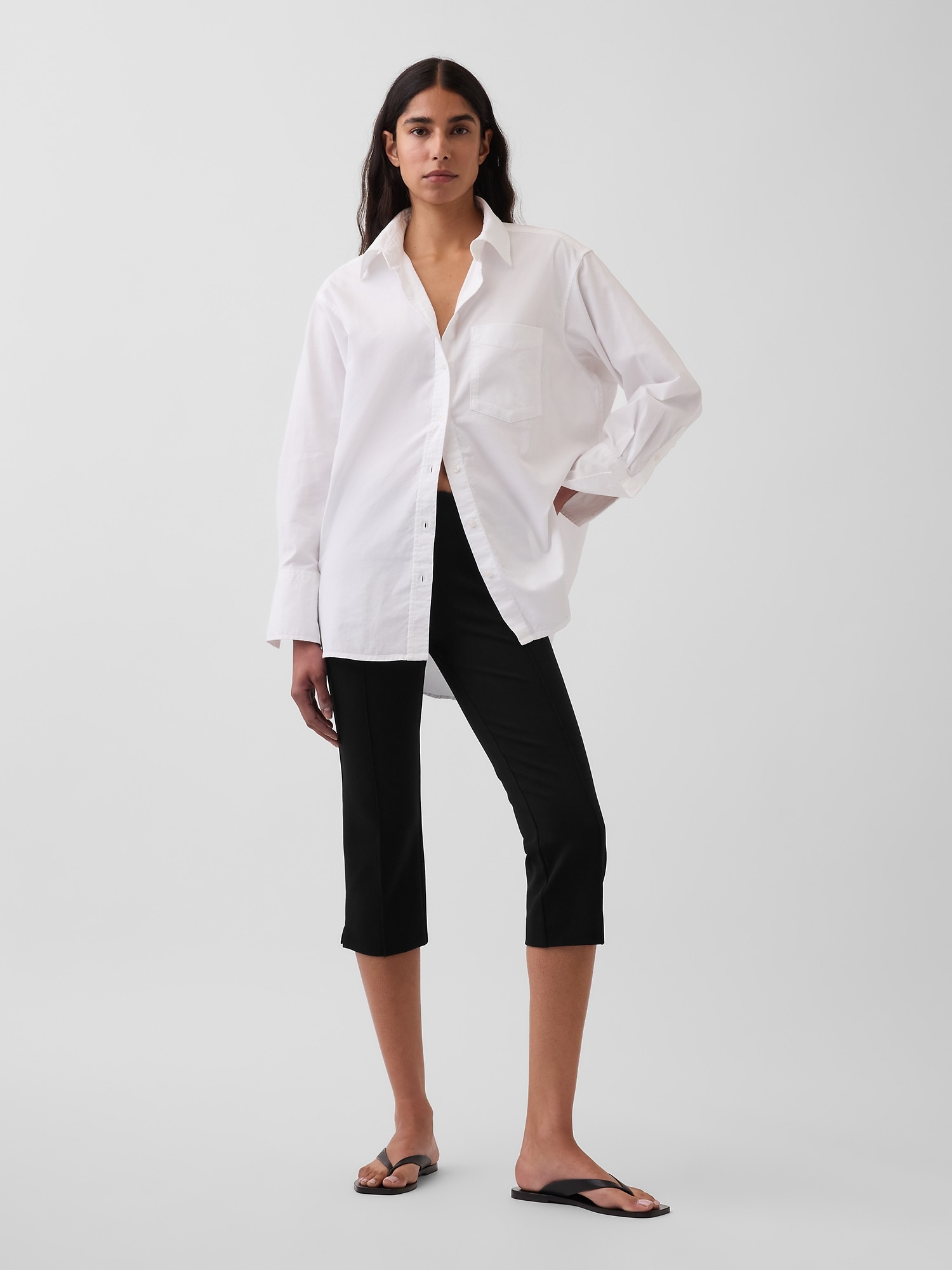 Organic Cotton Oxford Big Shirt