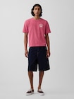 ヘビーウェイト GAPロゴ リラックスフィット クロップドTシャツ-1