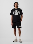 リラックスフィット フレンチテリー グラフィックTシャツ-1