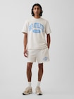 リラックスフィット フレンチテリー グラフィックTシャツ-1