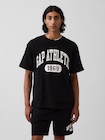 リラックスフィット フレンチテリー グラフィックTシャツ-0