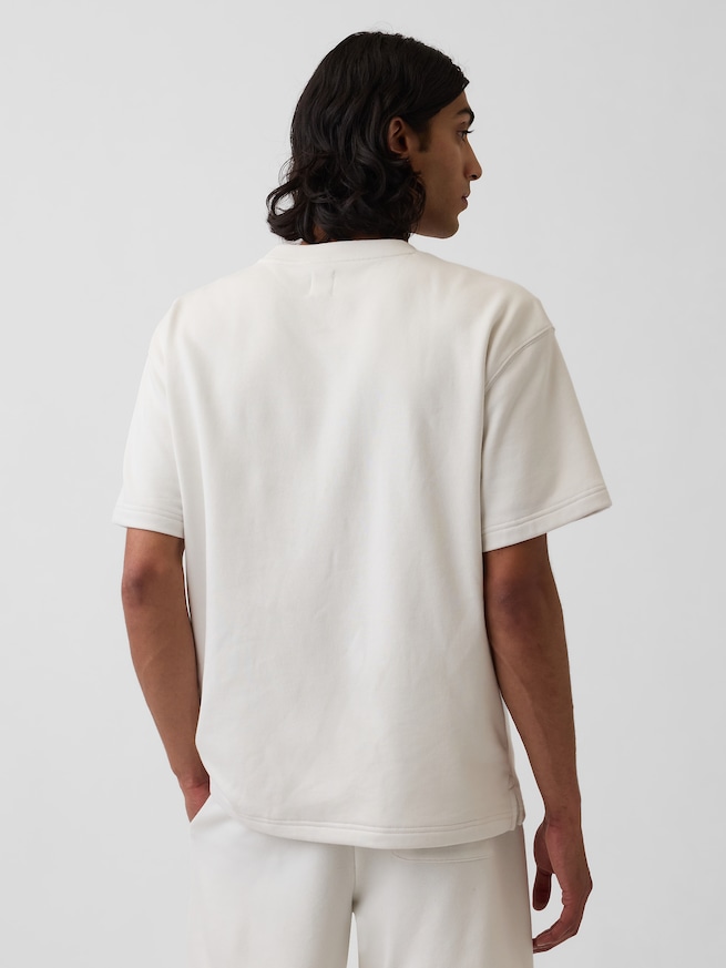 リラックスフィット フレンチテリー グラフィックTシャツ-2