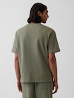 リラックスフィット フレンチテリー グラフィックTシャツ-2