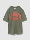 リラックスフィット フレンチテリー グラフィックTシャツ-4