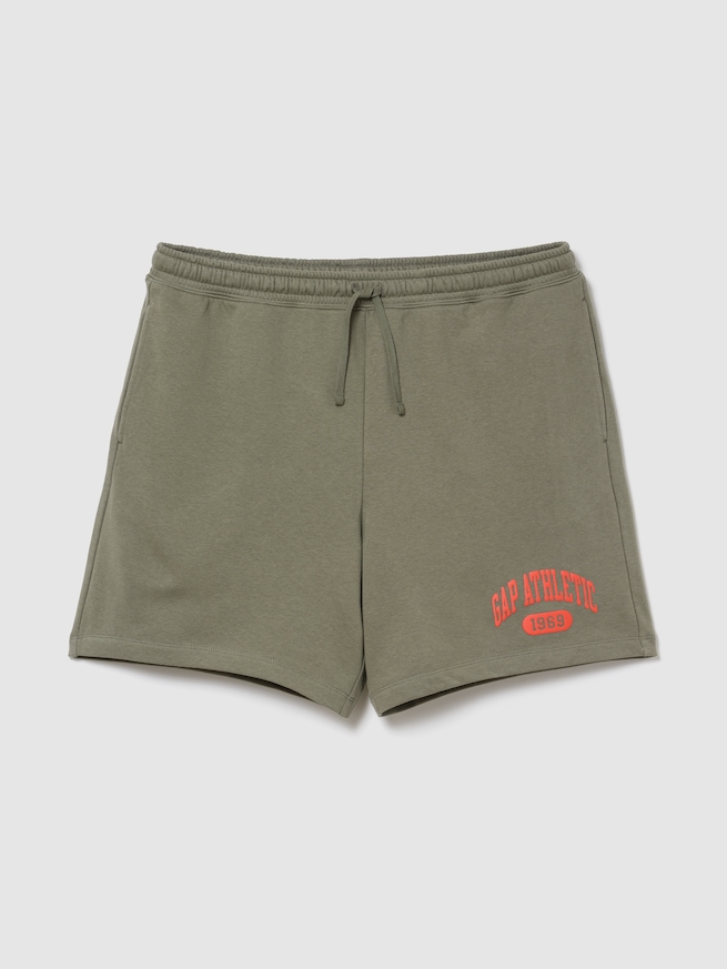 リラックスフィット フレンチテリー グラフィックショートパンツ-5