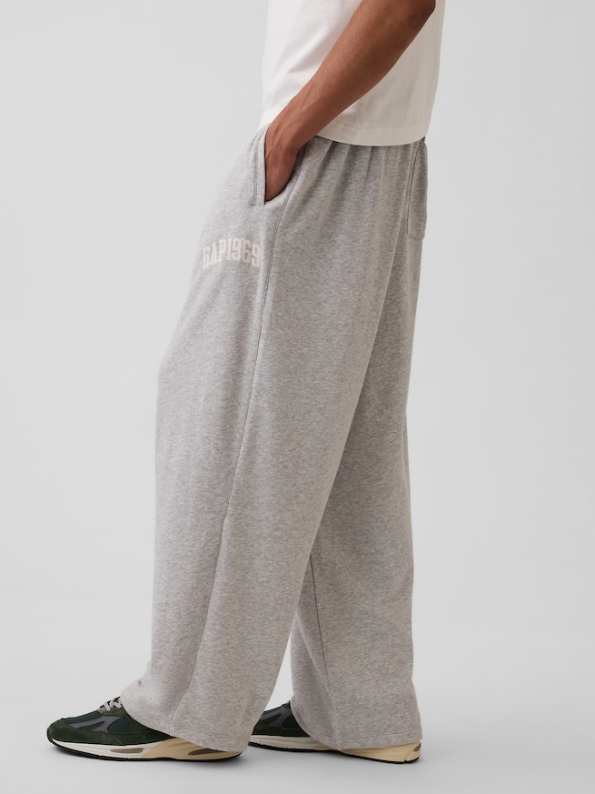 フレンチテリー バギー GAP1969ロゴ スウェットパンツ-2