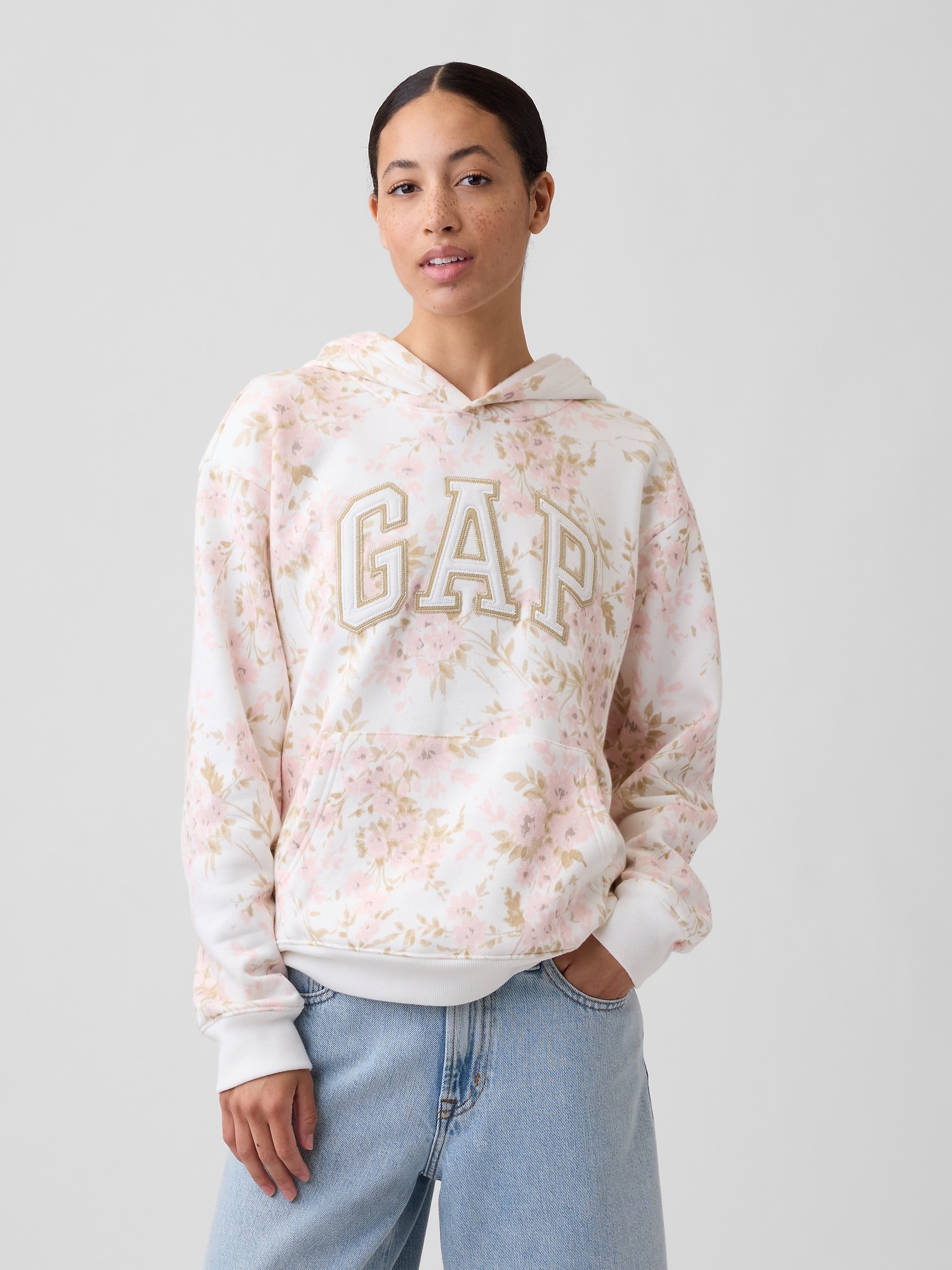 Relaxed Gap Logo Hoodie
