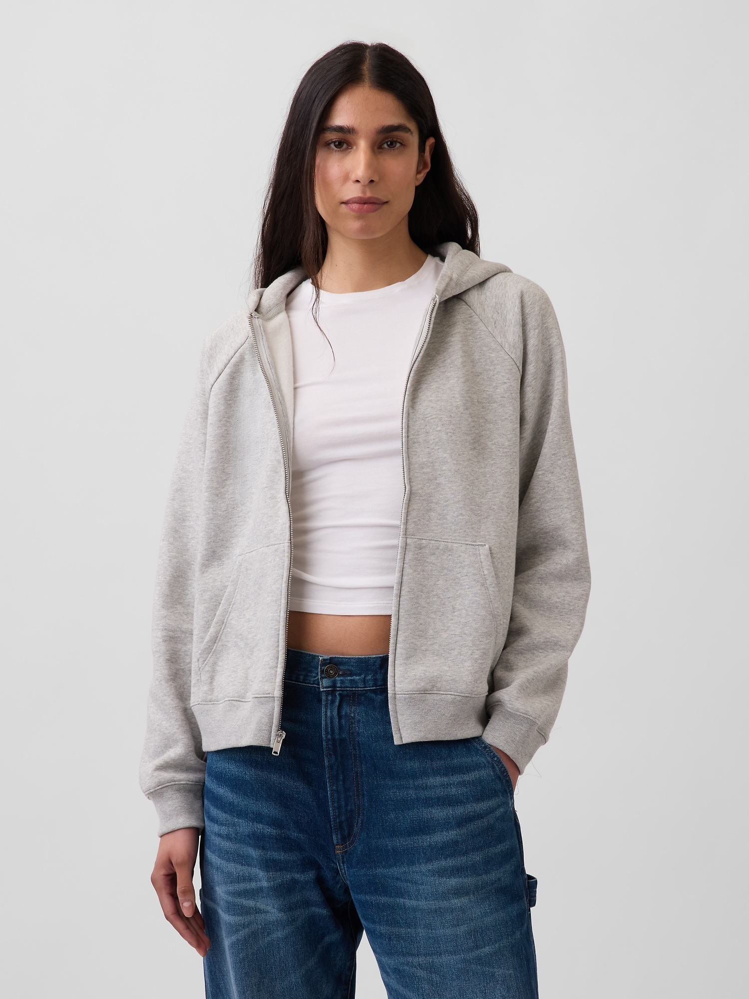 VintageSoft Zip Hoodie